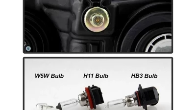 Xtune Chrome OE Style Right Passenger Side Headlights Toyota Camry 2015-2017                                     - HD-JH-TCAM15-OE-R - Image 6