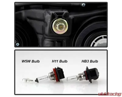 Xtune Chrome OE Style Right Passenger Side Headlights Toyota Camry 2015-2017 - HD-JH-TCAM15-OE-R