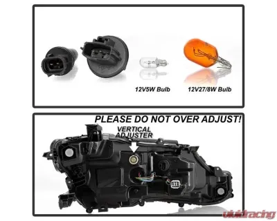 Xtune OE Left Driver Side Halogen Headlight Toyota Camry 2018-2019 - HD-JH-TCAM18-OE-L