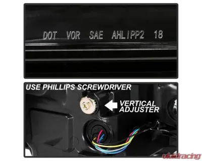 Xtune OE Left Driver Side Halogen Headlight Toyota Camry 2018-2019 - HD-JH-TCAM18-OE-L