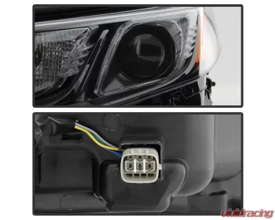 Xtune Black OE Halogen Headlights Set Toyota Camry 2018-2019 - HD-JH-TCAM18-TRD-BK