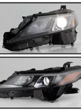 Xtune Black OE Halogen Headlights Set Toyota Camry 2018-2019                                     - HD-JH-TCAM18-TRD-BK - Image 7