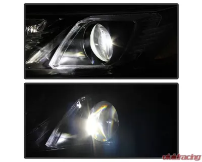 Xtune Black OE Halogen Headlights Set Toyota Camry 2018-2019 - HD-JH-TCAM18-TRD-BK