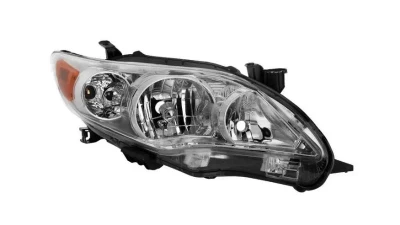 Xtune Chrome OEM Right Passenger Side Headlights Toyota Corolla 2011-2013                                     - HD-JH-TCO11-OE-R - Image 5