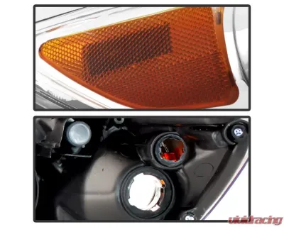 Xtune Chrome OEM Right Passenger Side Headlights Toyota Corolla 2011-2013 - HD-JH-TCO11-OE-R