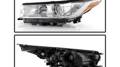 Xtune OE Left Driver Side Non DRL Halogen Headlight Toyota Highlander 2017-2019                                     - HD-JH-THIGH17-OE-L - Image 2