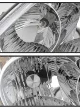 Xtune Chrome Crystal Headlights Toyota Matrix 2003-2008                                     - HD-JH-TM03-AM-C - Image 3