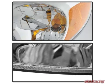 Xtune Chrome Crystal Headlights Toyota Matrix 2003-2008 - HD-JH-TM03-AM-C