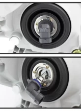 Xtune Chrome Crystal Headlights Toyota Matrix 2003-2008                                     - HD-JH-TM03-AM-C - Image 6