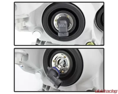 Xtune Chrome Crystal Headlights Toyota Matrix 2003-2008 - HD-JH-TM03-AM-C