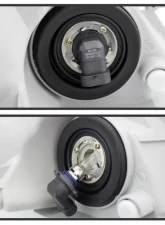 Xtune Chrome Crystal Headlights Toyota Matrix 2003-2008                                     - HD-JH-TM03-AM-C - Image 7
