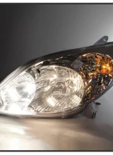 Xtune Chrome Crystal Headlights Toyota Matrix 2003-2008                                     - HD-JH-TM03-AM-C - Image 8