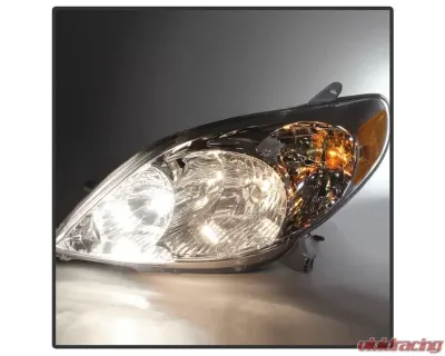 Xtune Chrome Crystal Headlights Toyota Matrix 2003-2008 - HD-JH-TM03-AM-C