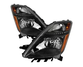 Xtune Black OEM Style Headlights Toyota Prius 2006-2009