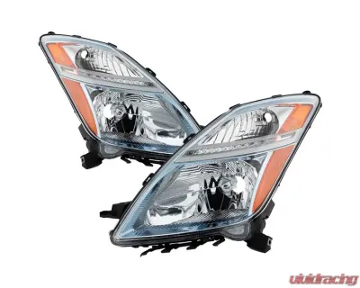 Xtune Chrome OEM Style Headlights Toyota Prius 2006-2009 - HD-JH-TPRI06-AM-C