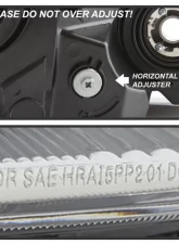 Xtune Chrome OEM Left Driver Side Headlights Toyota Sienna 2004-2005                                     - HD-JH-TSIE04-OE-L - Image 7