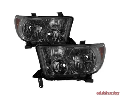 Xtune Smoked OEM Style Headlights Toyota Sequoia | Tundra 2007-2013 - HD-JH-TTU07-AM-SM