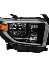 Xtune Black Right Passenger Side OEM Style Headlights Toyota Tundra 2018-2020                                     - HD-JH-TTU18-LED-OE-BK-R - Image 10