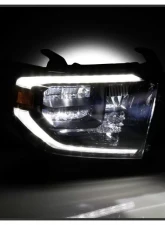 Xtune Black Right Passenger Side OEM Style Headlights Toyota Tundra 2018-2020                                     - HD-JH-TTU18-LED-OE-BK-R - Image 8