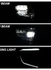 Xtune Black Right Passenger Side OEM Style Headlights Toyota Tundra 2018-2020                                     - HD-JH-TTU18-LED-OE-BK-R - Image 10