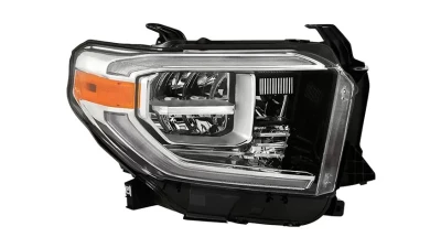Xtune Chrome Right Passenger Side OEM Style Headlights Toyota Tundra 2018-2020                                     - HD-JH-TTU18-LED-OE-R - Image 10