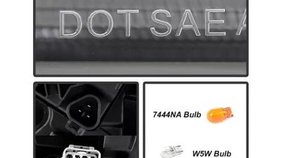 Xtune Chrome Right Passenger Side OEM Style Headlights Toyota Tundra 2018-2020                                     - HD-JH-TTU18-LED-OE-R - Image 4