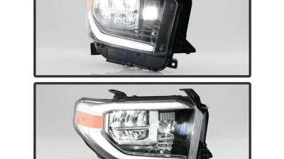 Xtune Chrome Right Passenger Side OEM Style Headlights Toyota Tundra 2018-2020                                     - HD-JH-TTU18-LED-OE-R - Image 7