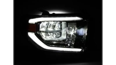 Xtune Chrome Right Passenger Side OEM Style Headlights Toyota Tundra 2018-2020                                     - HD-JH-TTU18-LED-OE-R - Image 8