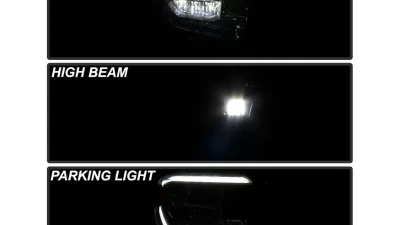 Xtune Chrome Right Passenger Side OEM Style Headlights Toyota Tundra 2018-2020                                     - HD-JH-TTU18-LED-OE-R - Image 10