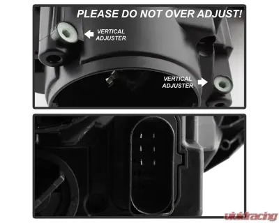 Xtune Black OEM Style Headlights Volkswagen Golf | GTI | Jetta | Rabbit 2006-2011 - HD-JH-VJ06-BK
