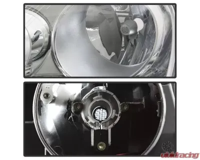 Xtune Chrome OEM Style Headlights Volkswagen Golf | GTI | Jetta | Rabbit 2006-2011 - HD-JH-VJ06-C