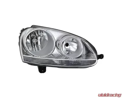 Xtune Chrome OEM Right Passenger Side Headlight Volkswagen Golf | GTI | Jetta | Rabbit 2006-2011 - HD-JH-VJ06-OE-R