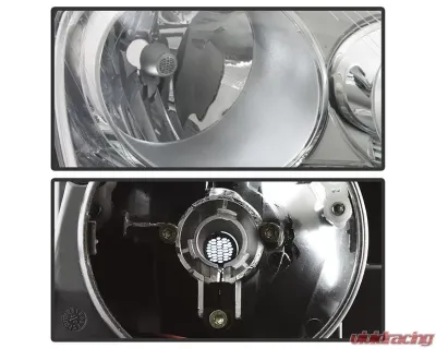 Xtune Chrome OEM Right Passenger Side Headlight Volkswagen Golf | GTI | Jetta | Rabbit 2006-2011 - HD-JH-VJ06-OE-R