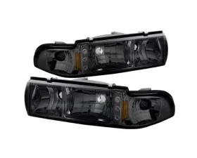 Xtune Smoke 1PC LED Crystal Headlights Chevrolet Caprice | Impala 1991-1996