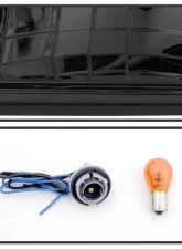Xtune Smoke 1PC LED Crystal Headlights Chevrolet Caprice | Impala 1991-1996                                     - HD-ON-CCP91-1PC-LED-SM - Image 6