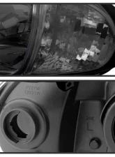 Xtune Smoke 1PC Crystal Headlights Honda Del Sol 1993-1997                                     - HD-ON-HDEL93-1P-SM - Image 4