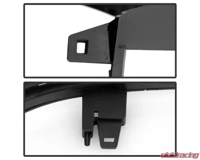 Xtune Black Left Driver Side Headlight Trim Bezel Cover Chevrolet Silverado 1500 2016-2018 - HLL-CS16-T-BK-L