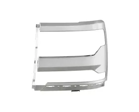 Xtune Chrome Left Driver Side Headlight Trim Bezel Cover Chevrolet Silverado 1500 2016-2018