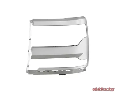 Xtune Chrome Left Driver Side Headlight Trim Bezel Cover Chevrolet Silverado 1500 2016-2018 - HLL-CS16-T-C-L