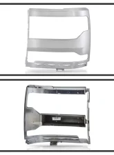Xtune Chrome Left Driver Side Headlight Trim Bezel Cover Chevrolet Silverado 1500 2016-2018                                     - HLL-CS16-T-C-L - Image 2