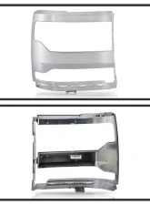 Xtune Chrome Right Passenger Side Headlight Trim Bezel Cover Chevrolet Silverado 1500 2016-2018                                     - HLL-CS16-T-C-R - Image 2