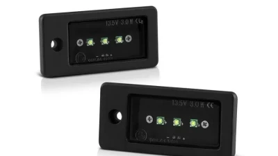 Xtune Complete License Plate Bulb Assembly Replacement w/ Built In CREE Chips Audi 2002-2017                                     - LAC-LP-AA402-CREE - Image 5