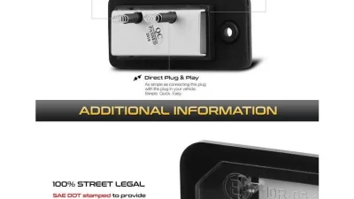 Xtune Complete License Plate Bulb Assembly Replacement w/ Built In CREE Chips Audi 2002-2017                                     - LAC-LP-AA402-CREE - Image 5