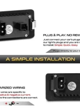 Xtune Complete License Plate Bulb Assembly Replacement w/ Built In CREE Chips BMW 1995-2018                                     - LAC-LP-BMWE9005-CREE - Image 4