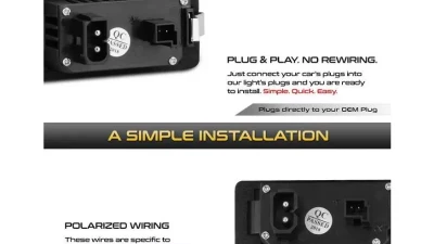 Xtune Complete License Plate Bulb Assembly Replacement w/ Built In CREE Chips BMW 1995-2018                                     - LAC-LP-BMWE9005-CREE - Image 4