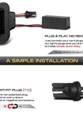 Xtune Smoked Complete License Plate Bulb Assembly Replacement w/ Built In LED Chips Dodge Ram | Ram 2003-2018                                     - LAC-LP-DR02-SM - Image 4