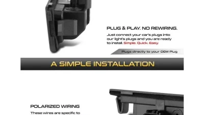 Xtune Complete License Plate Bulb Assembly Replacement w/ Built In LED Chips Ford | Lincoln | Mercury 2008-2014                                     - LAC-LP-FM10 - Image 4