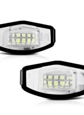 Xtune Complete License Plate Bulb Assembly Replacement w/ Built In LED Chips Acura | Honda 1999-2018                                     - LAC-LP-HA03 - Image 5