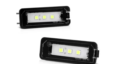 Xtune Complete License Plate Bulb Assembly Replacement w/ Built In LED Chips Porsche | Volkswagen 1999-2018                                     - LAC-LP-P98705 - Image 5