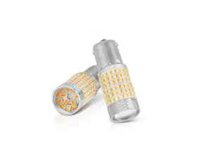 Xtune Full 360 Degree Amber 144 x 3014 LED Chip Machine-Soldered Bulb - 1156 / BA15S